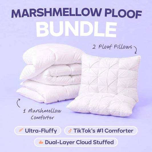 MarshMellow Comforter + 2 Ploof Pillows