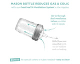 Mason Bottle Silicone Nipples for Regular Mouth Mason Jars Two-Pack