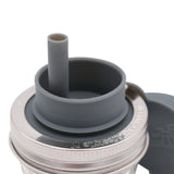 Pop-Up Sippy Straw Leak Resistant Lids for Regular Mouth Mason Jars