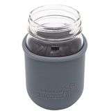 Silicone Sleeve for Regular Mouth Pint 16oz Mason Jars