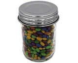 Polished Vintage Reproduction Stainless Steel Storage Lids for Mason Jars 5 Pack
