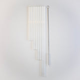 8 Pack Combo Glass Straws for Mason Jars + Cleaner