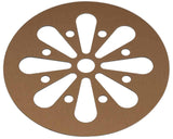 Daisy Cut Copper or Gold Metal Lid Inserts for RM Mason Jars 10 Pack