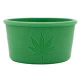Cannabis Laser Engraved Leaf Green Sleeve