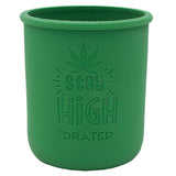 Cannabis Laser Engraved Leaf Green Sleeve