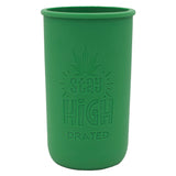 Cannabis Laser Engraved Leaf Green Sleeve