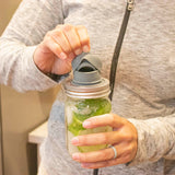 Silicone Chug Leak Resistant Lids for Regular Mouth Mason Jars