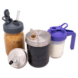 Liquor Pour Spout Stainless Steel Lid for Mason Jars