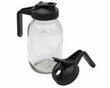 Pour & Store Pitcher Lid with Handle for Mason Jars
