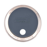 Silicone Straw Hole Tumbler with Stainless Steel Band for Mason Jars