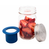 Mason Jar Divider Cup for Salads, Dips, and Snacks