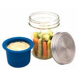 Mason Jar Divider Cup for Salads, Dips, and Snacks