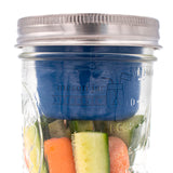 Mason Jar Divider Cup for Salads, Dips, and Snacks