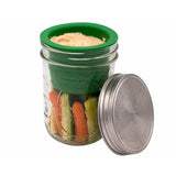 Mason Jar Divider Cup for Salads, Dips, and Snacks