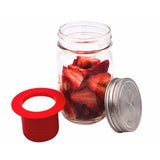 Mason Jar Divider Cup for Salads, Dips, and Snacks