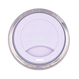 Silicone Drinking Lid with Stainless Steel Band for Mason Jars