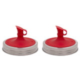 Silicone Oil Cruet Pour Lid for Mason Jars