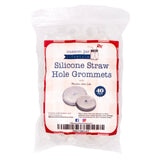 Silicone Straw Hole Grommets with Plugs for Mason Jar Lids 40 Pack