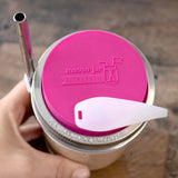 Leak Proof Silicone Plug / Stopper with Straw Strap for Straw Hole Lids