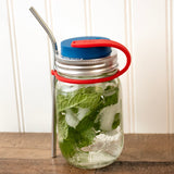 Leak Proof Silicone Plug / Stopper with Straw Strap for Straw Hole Lids