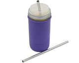 Long 9" Stainless Steel Smoothie Straws for Quart Mason Jars