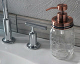 Vintage Copper Soap Pump Lid Kit for Regular Mouth Mason Jars