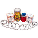 Rust Proof Stainless Steel Bands / Rings for Mason Jars 5 Pack