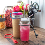 Leak Proof Silicone Plug / Stopper with Straw Strap for Straw Hole Lids