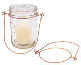 Copper Wire Handles for Mason Jars 6 Pack