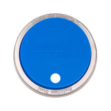 Silicone Straw Hole Tumbler with Stainless Steel Band for Mason Jars