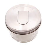 Grain Dispenser Stainless Steel Lids for Mason Jars 2 Pack