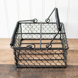 Chicken Wire Caddy for 4 Pint Mason Jars