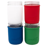 Silicone Sleeve for Wide Mouth Pint 16oz Mason Jars