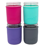 Silicone Sleeve for Wide Mouth Pint 16oz Mason Jars