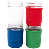 Silicone Sleeve for Regular Mouth Half Pint 8oz Mason Jars