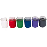 Silicone Sleeve for Regular Mouth Half Pint 8oz Mason Jars