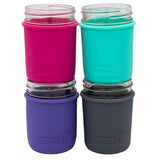 Silicone Sleeve for Regular Mouth Half Pint 8oz Mason Jars
