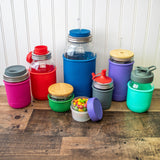 Silicone Sleeve for Regular Mouth Half Pint 8oz Mason Jars