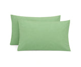 100% Cotton Sateen Pillowcases - Set of 2