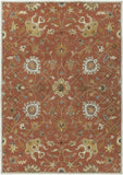 Logville Hand Tufted Rust 1119 Wool Rug