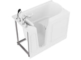 ANZZI Coupe Series 29 in. x 52 in. Quick Fill Walk-In Soaking Tub in White