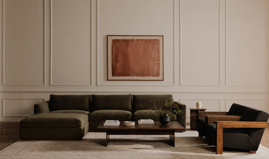 Garnet Lounge Chair Charcoal Wool Blend