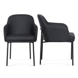 Sydney Performance Vegan Leather Armchair - Set of 2