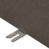 Zenith Contract-Grade Upcycled Fabric Ottoman