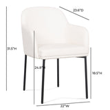 Sydney Performance Vegan Leather Armchair - Set of 2