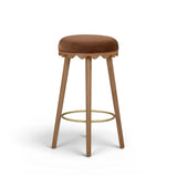 Oodle Performance Vegan Mohair Bar and Counter Stool