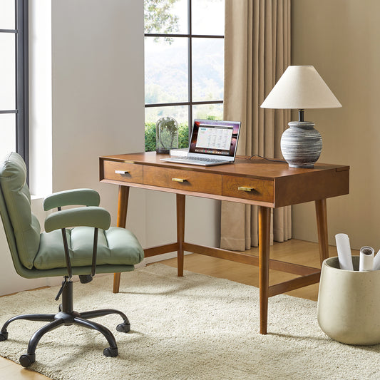 Erich Modern Computer Desk with USB