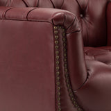 Elijah Genuine  Leather Armchair