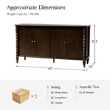 Alex 63"Wide 4 Door Sideboard