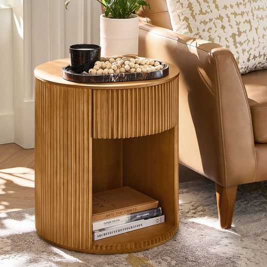 Bert Round End Table